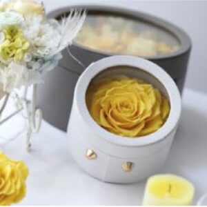 Preserved Rose Box (Leather Box)